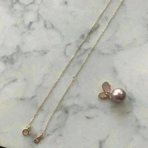 Custom Made 12mm Genuine Pearl Necklace - Picture 8 of 13